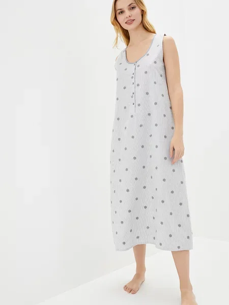 Нічна сорочка NORA ROSE Ava сірий
