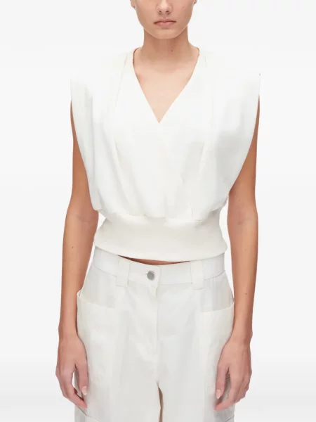 Топ 3.1 Phillip Lim без ръкави с V-образно деколте