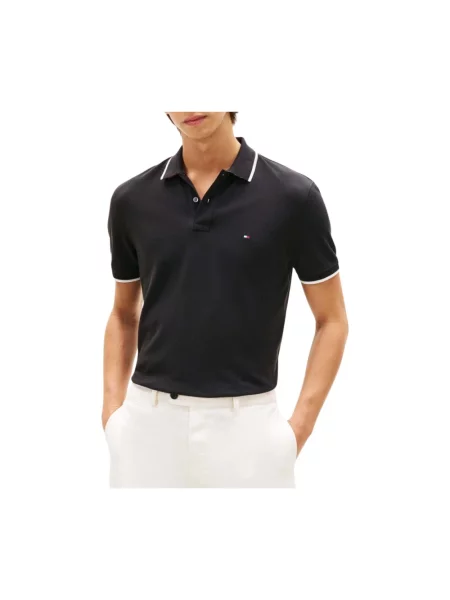 Koszulka polo Tommy Hilfiger czarna
