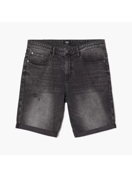Джинсовые шорты Cropp черные