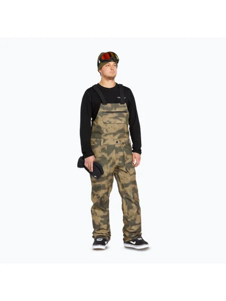 Pantaloni de snowboard pentru bărbați Volcom Roan Bib Overall camouflage