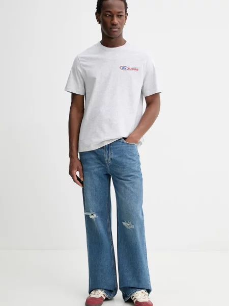 Guess Jeans Kratka majica siva