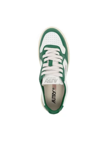 Sneakersy Autry zamszowe zielone