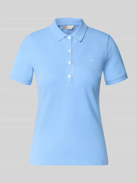 Koszulka polo o kroju slim fit z naszywanym logo Gant
