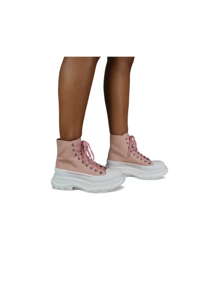 Botki Alexander Mcqueen różowe