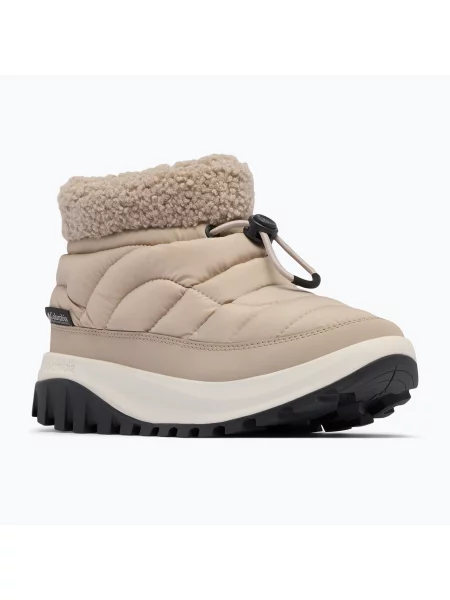 Cizme de zăpadă pentru femei Columbia Snowtrot Shorty soft taupe/shark
