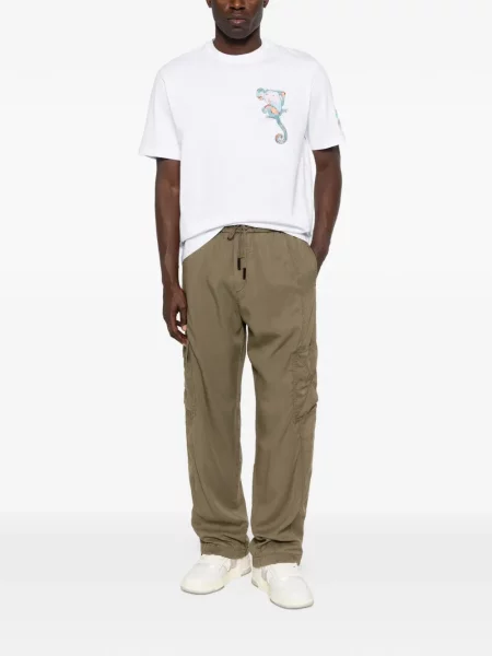 Tricou Iceberg cu broderie alb