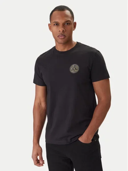 Versace Jeans Couture Tričko zlatá čierna
