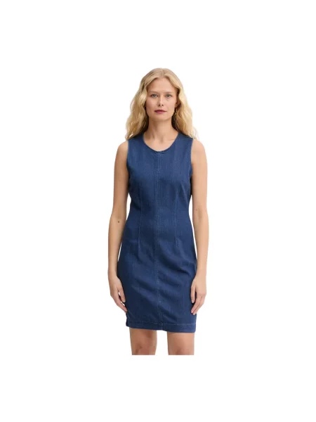 Guess sukienka letnia jeansowa DAHLIA niebieska