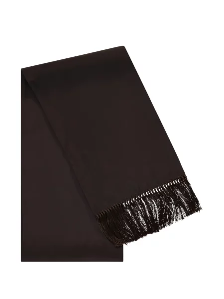 Fular Zegna cu franjuri maro