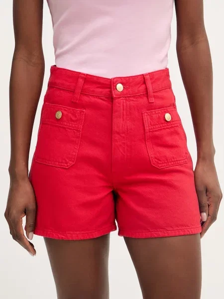 Tommy Hilfiger szorty jeansowe czerwone