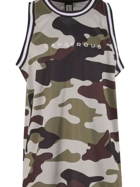 Dangerous DNGRS Póló ekrü / csokoládé / khaki fekete