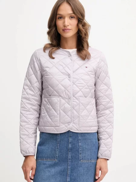 Tommy Hilfiger kurtka przejściowa fioletowy