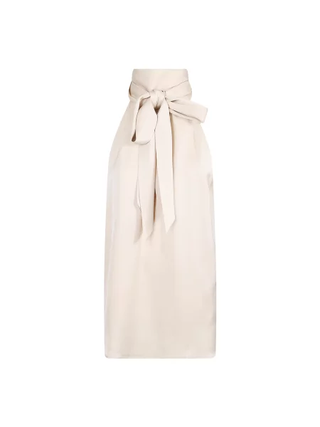 Jedwabny top Silk95five beżowy