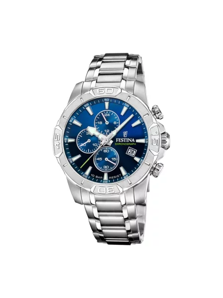 FESTINA Analogové hodinky Chronograph Timeless Chronograph' modrá
