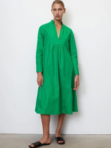 Marc O’Polo Сукня міді без підкладки зелений