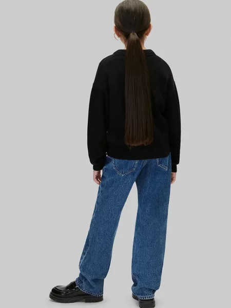 Calvin Klein Jeans пуловер за деца от черно