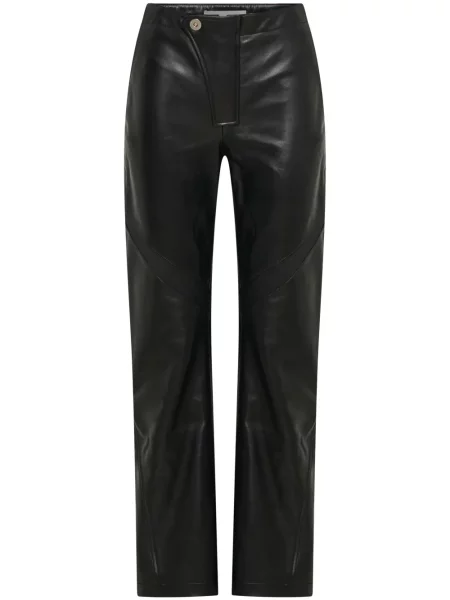 Spodnie Dion Lee skórzane czarne