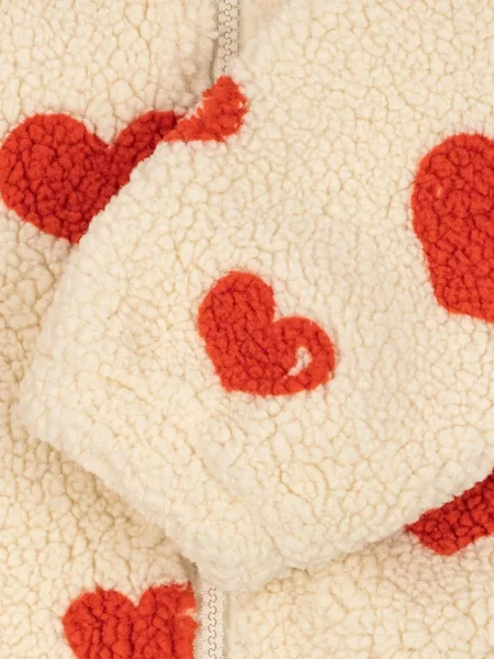 Konges Sløjd куртка дитяча флісова JODY TEDDY JACKET GRS