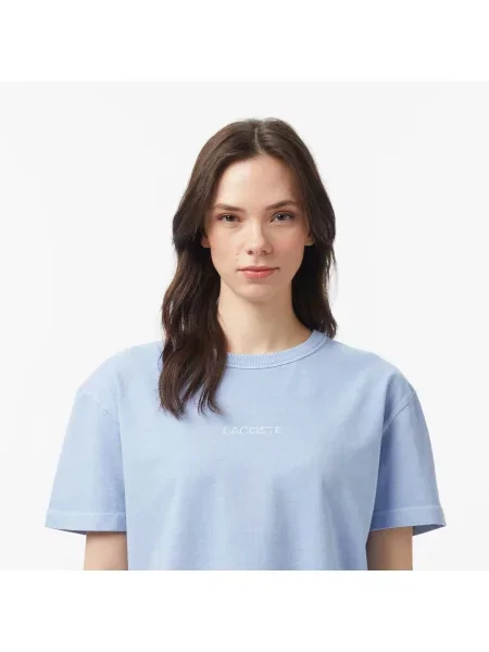 Футболка Lacoste голубая