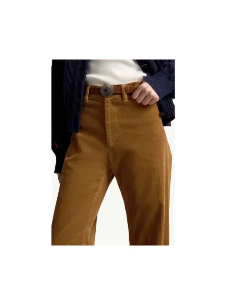 Spodnie Ralph Lauren dzwony brązowe