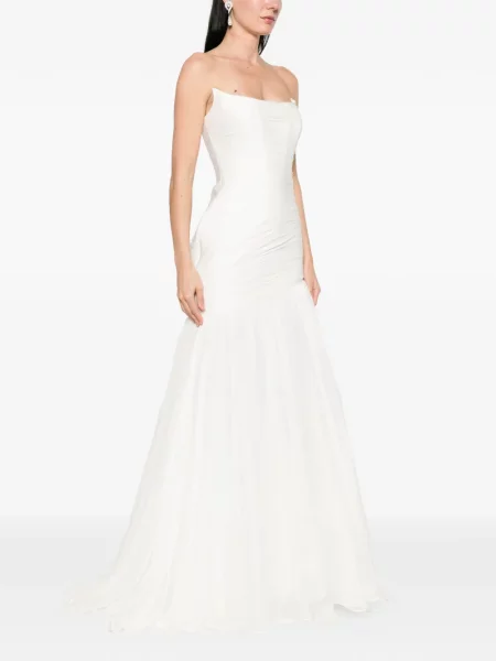 Rochie maxi M.marquise drapată fără bretele de costum