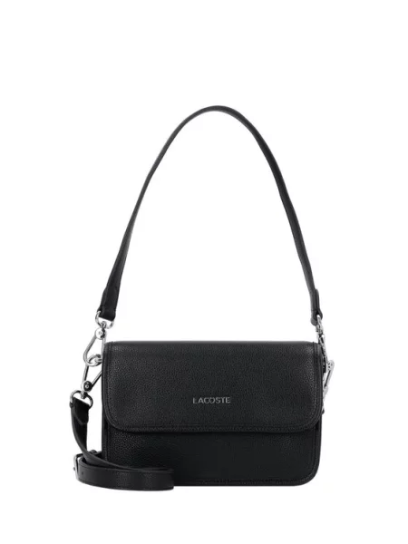 LACOSTE Rankinė su ilgu dirželiu Elegance' juoda