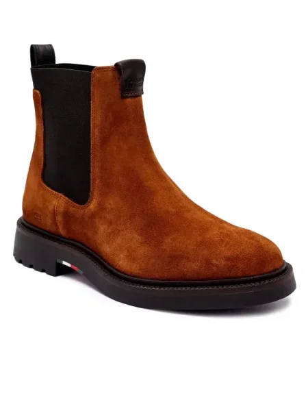 Tommy Hilfiger Ghete Jodhpur Comfort Lwt maro