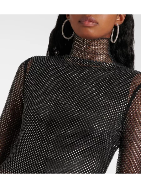Cropp top Sportmax plasă de plasă negru