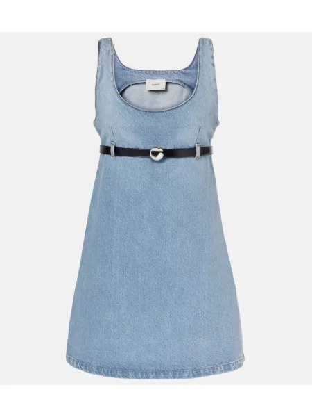 Rochie din denim Coperni albastru