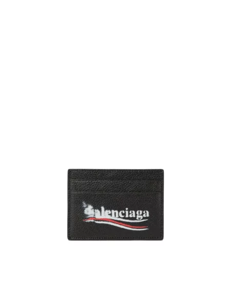 Portfel Balenciaga skórzany czarny