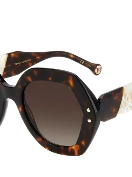 Okulary przeciwsłoneczne Carolina Herrera brązowe