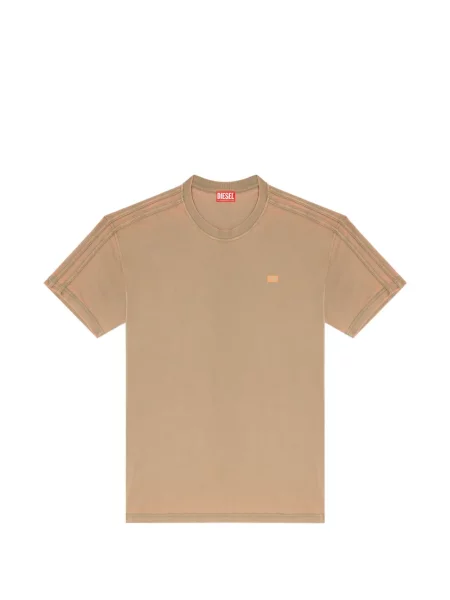 Lung tricou Diesel din jerseu maro