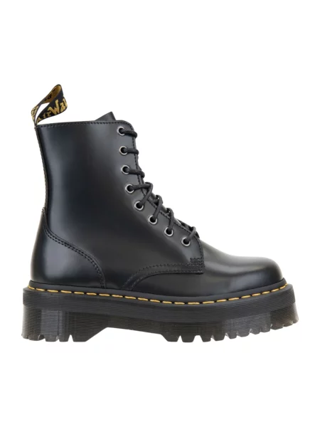 Botki Dr. Martens skórzane retro czarne