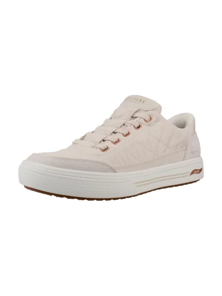 Sneakersy Skechers zamszowe beżowe