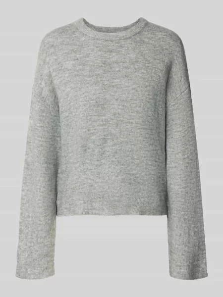 Sweter z dzianiny o kroju regular fit z okrągłym dekoltem model ‘SIMONI’ Only