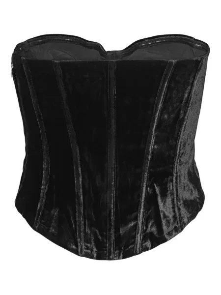 Sutien Rotate Birger Christensen de catifea negru