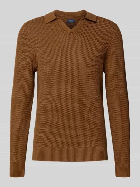 Sweter z dzianiny z prążkowanymi wykończeniami Mcneal