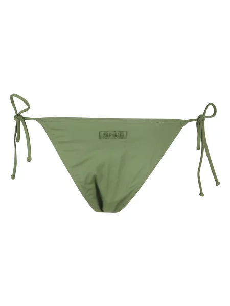 Lniane bikini Mc2 Saint Barth wiązane zielone