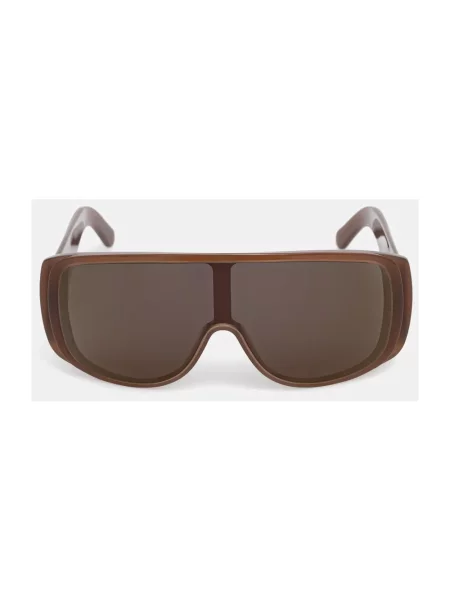 Maison Margiela okulary przeciwsłoneczne MARGIELA MASK BROWN brązowe