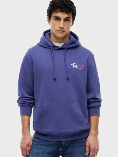 Худі Tommy Jeans фіолетове