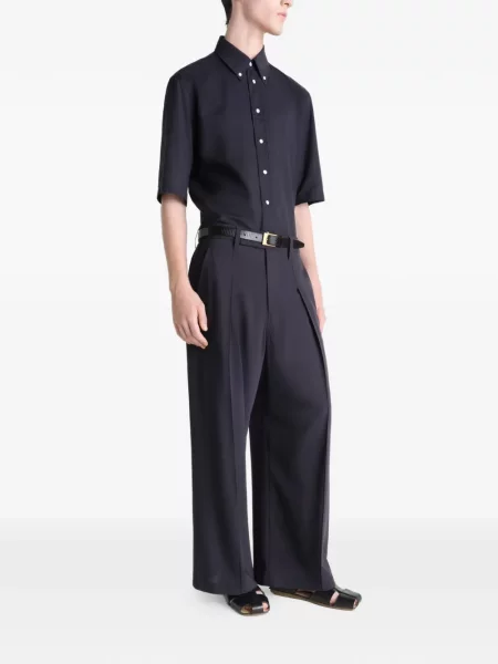 Pantaloni Lemaire plisate negru