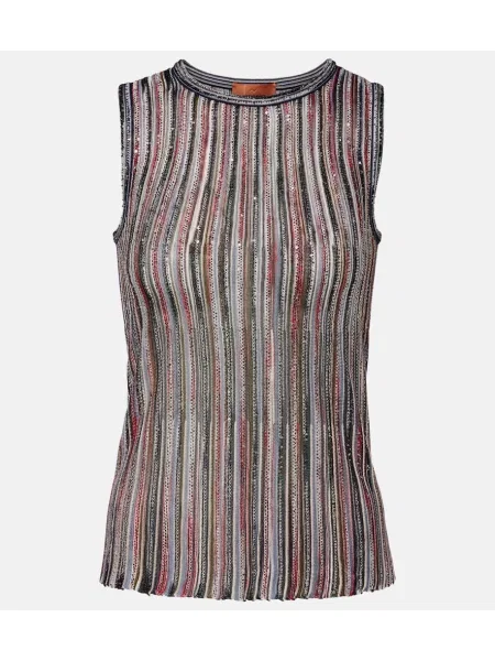 Rochie maxi Missoni cu dungi de costum