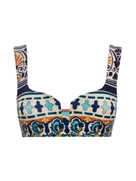 Bikini La Doublej z dekoltem w serek retro