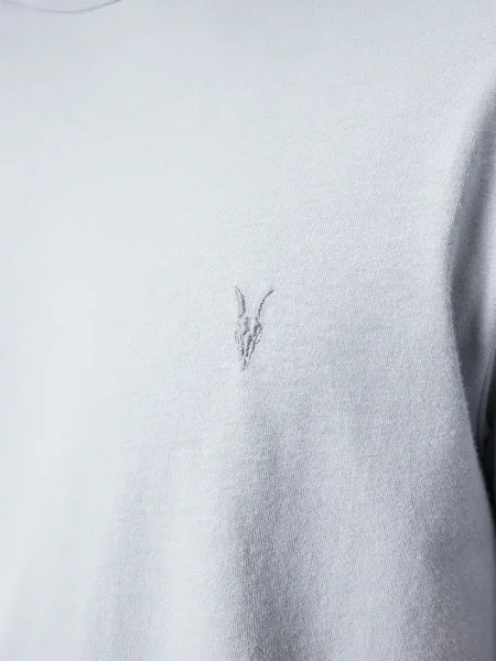 Tricou Allsaints cu broderie albastru