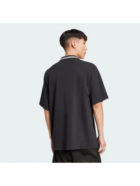 Polo tričko adidas Adicolor Loose bílé