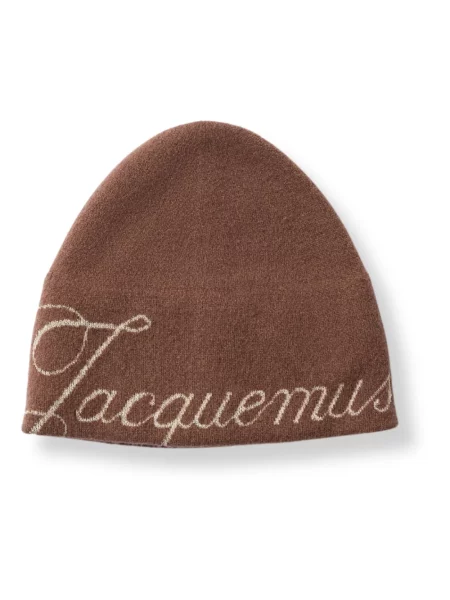 Czapka Jacquemus wełniana brązowa