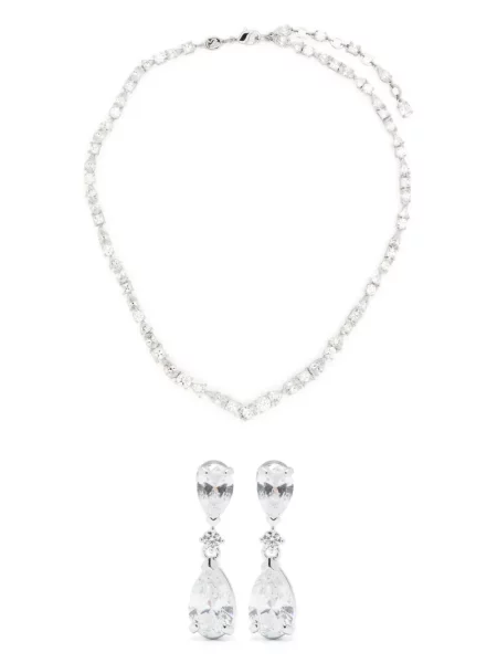 Colier Swarovski de cristal alb