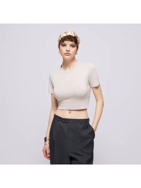 Nike T-Shirt W Nsw Essntl Slm Crp różowa