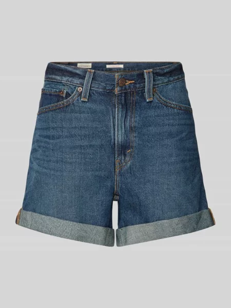 Szorty jeansowe o kroju mom fit z wpuszczanymi Levi's® 300 granatowe